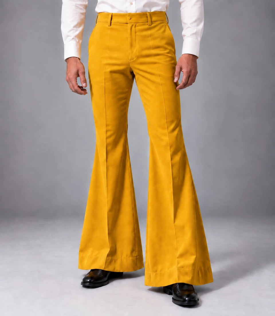 1970s Vintage Mustard Yellow Wedding Suit Pant - Suit Heritage