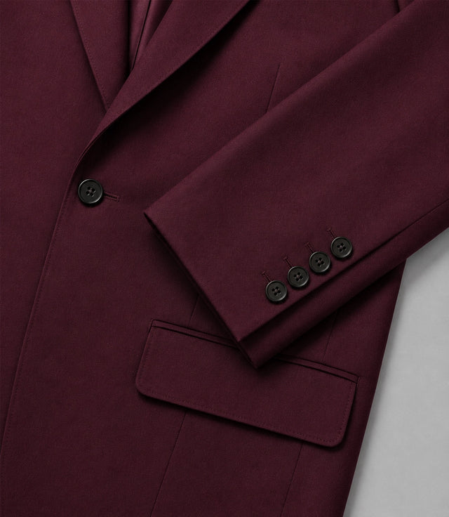 70s Men's Vintage Burgundy Retro Wedding Suit  Fabric - Suit Heritage