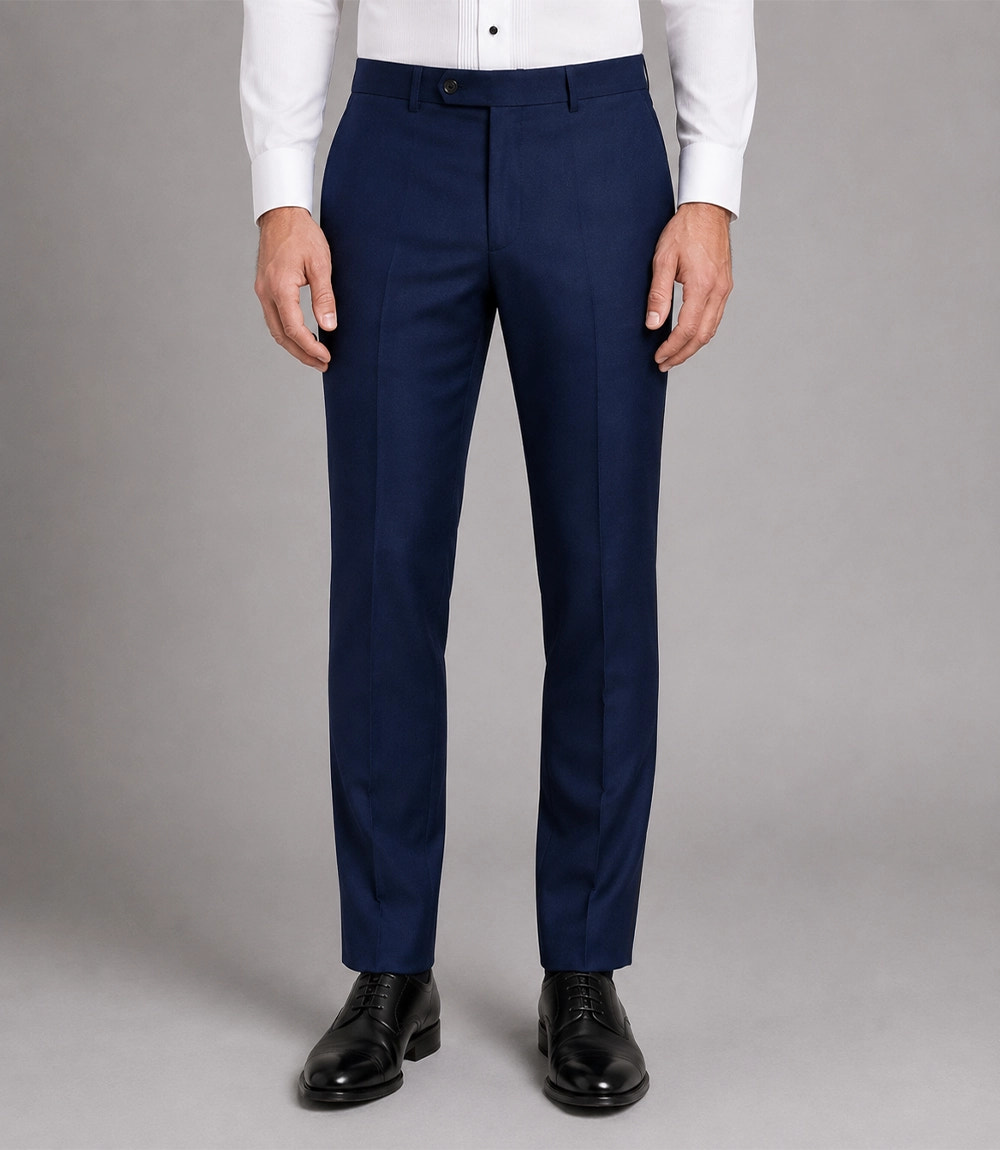 Herren Blau Black Tie Event Tuxedo Pant - Suit Heritage