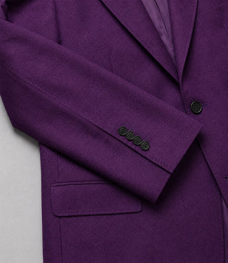 Men's Purple Joker 3 Piece Wedding Suit
