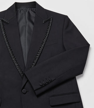 Men's Black Formal 2 Piece Tuxedo Fabric - Suit Heritage