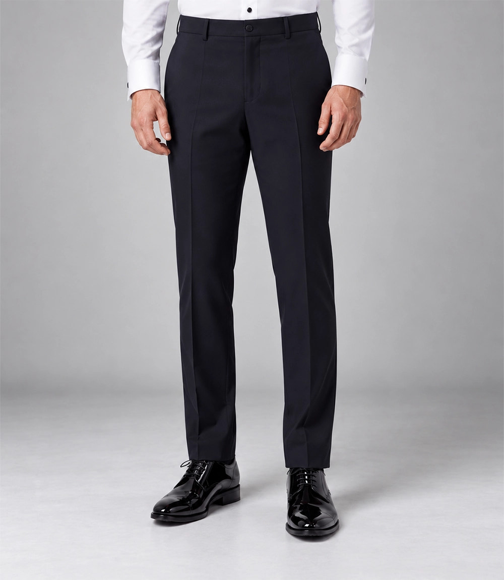 Men's Black Formal 2 Piece Tuxedo Pant - Suit Heritage