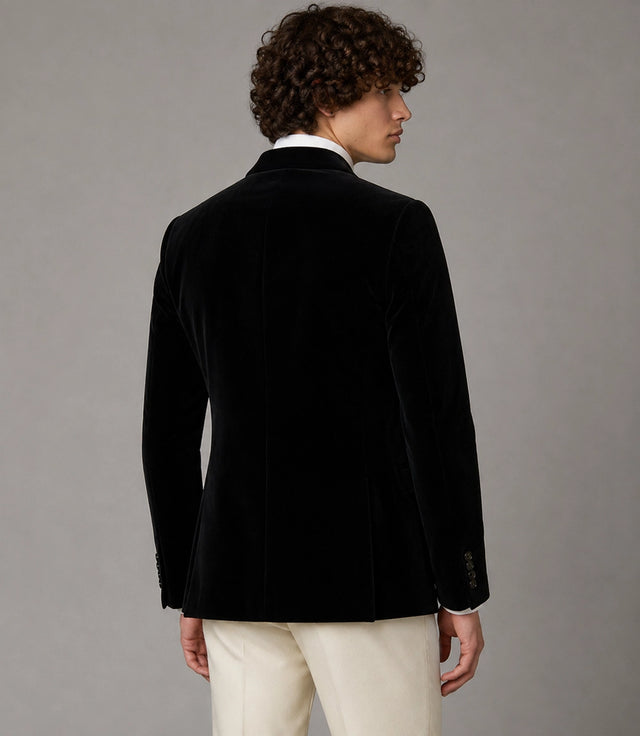 Men's Black & Ivory 3 Piece Wedding Suit -  Suit Heritage