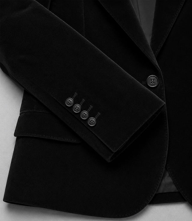 Men's Black & Ivory 3 Piece Wedding Suit Fabric -  Suit Heritage