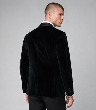 Men's Black Velvet Tuxedo Back - Suit Heritage