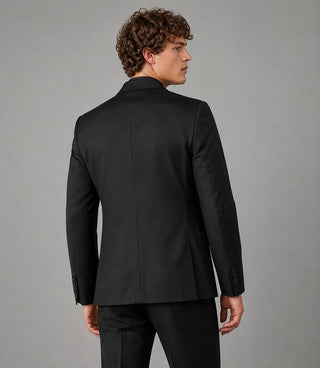 Men's Black Wedding 3 Piece Tuxedo Back - Suit Heritage