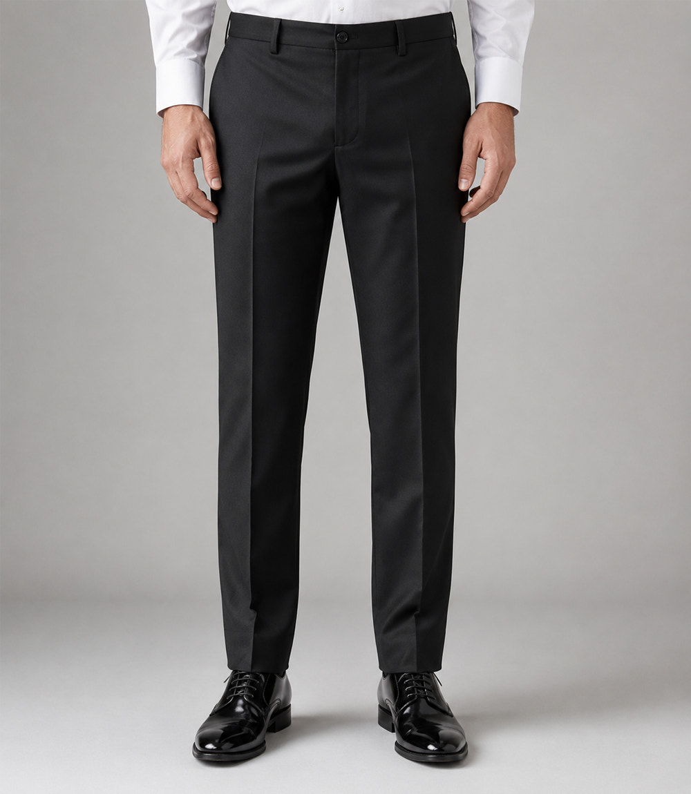 Men's Black Wedding 3 Piece Tuxedo Pant - Suit Heritage