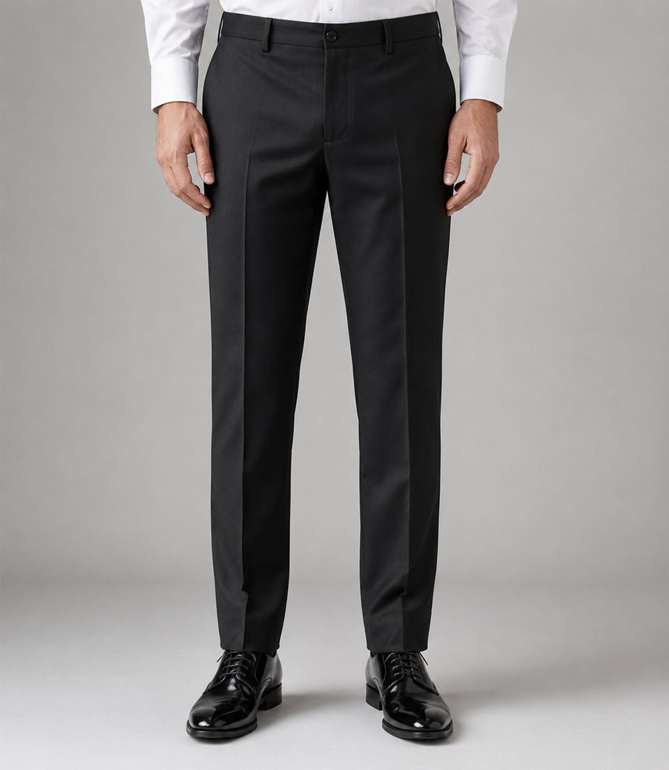 Men's Black Wedding 3 Piece Tuxedo Pant - Suit Heritage