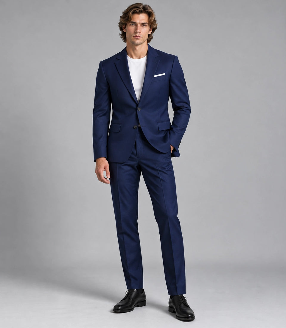 Men's Blue Casual  2 Piece Suit -  Suit Heritage