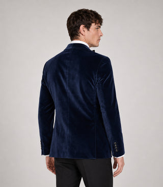 Shop Men's Blue Velvet Tuxedo - Suit Heritage