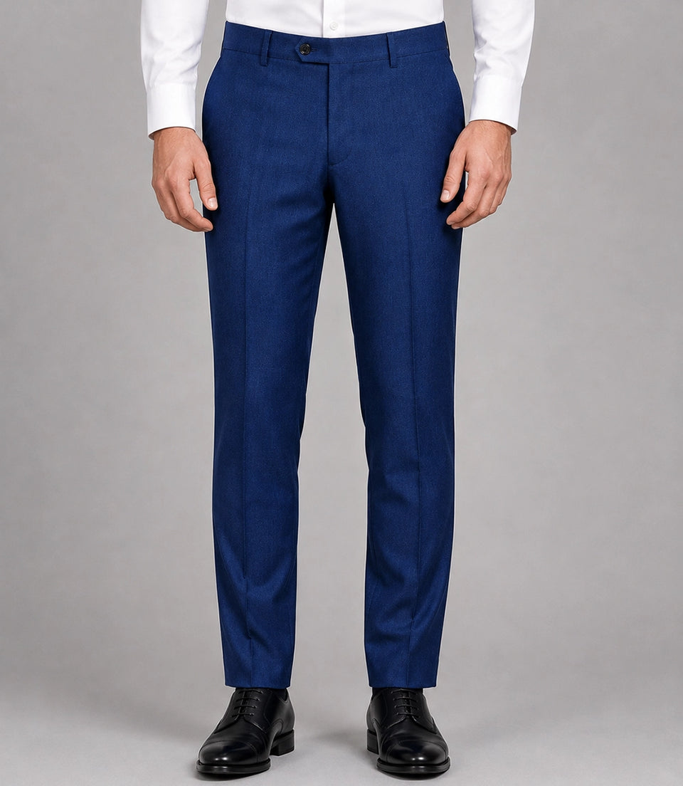 Men's Blue wedding 2 Piece Suit  Pant  -  Suit Heritage