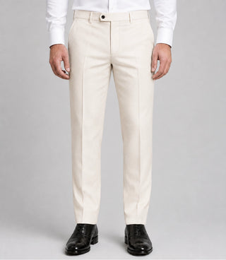 Men's Burgundy And Ivory Wedding Velvet Suit  Pant - Suit Heritage