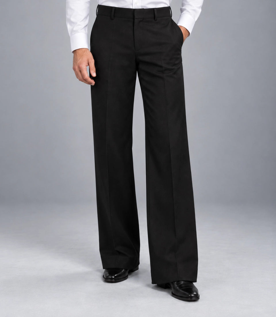 Men's Charcoal Grey Plaid Cropped Suit Pant -  Suit Heritage