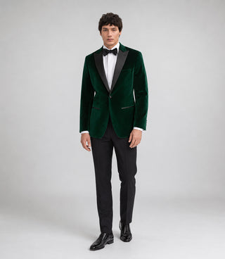 Men's Green Velvet Tuxedo - Suit Heritage