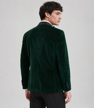 Men's Green Velvet Tuxedo Back - Suit Heritage