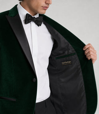 Men's Green Velvet Tuxedo Inner - Suit Heritage