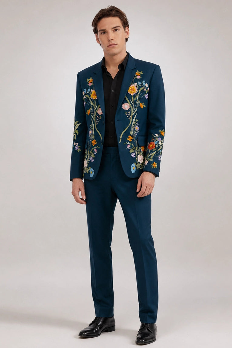 Men's Le Jardin Hand Embroidered Suit - Suit Heritage