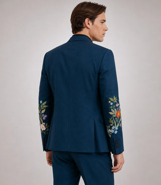 Men's Le Jardin Hand Embroidered Suit Back - Suit Heritage