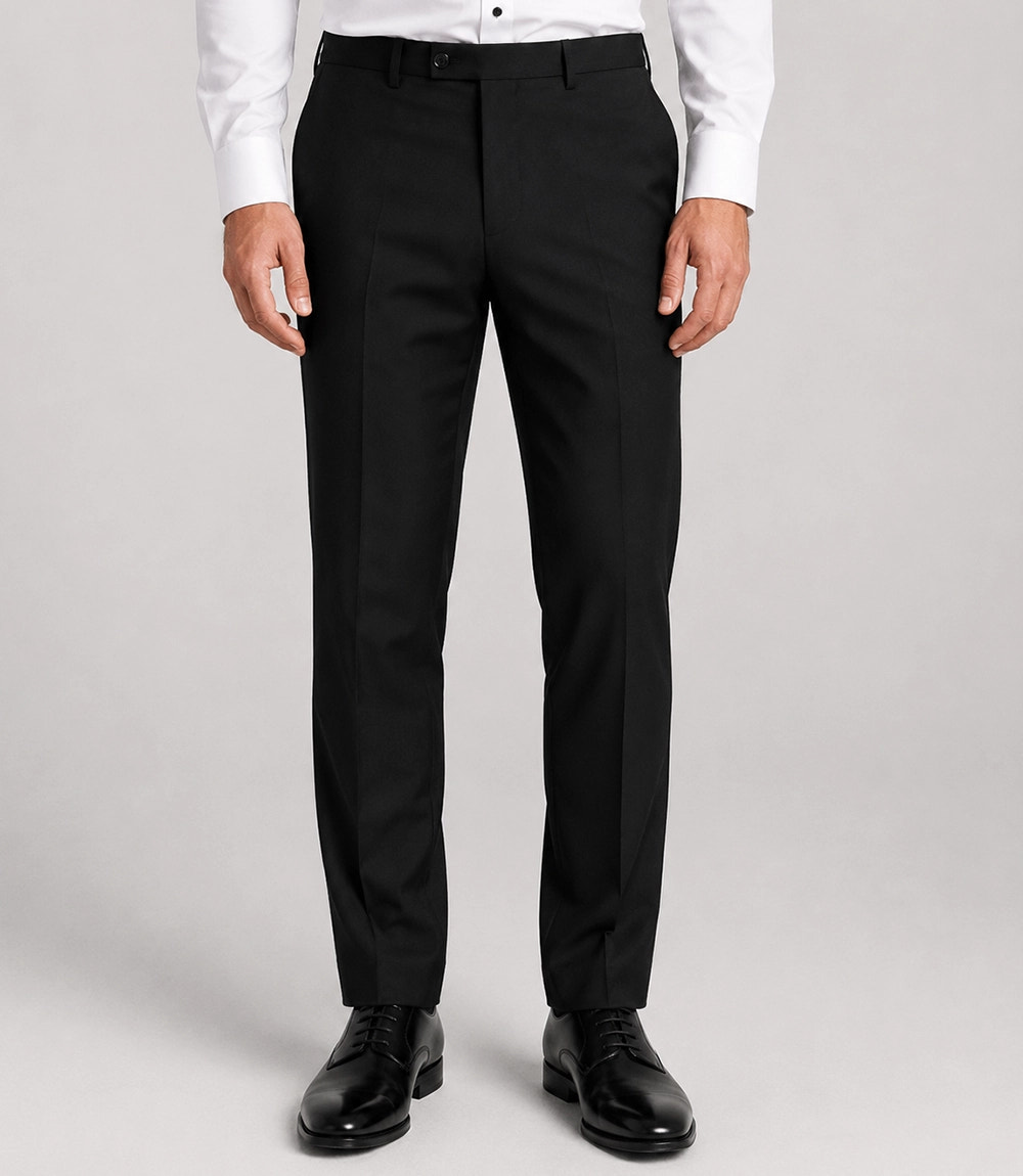 Men's Navy Groomsmen 2 Peice Tuxedo Pant  -  Suit Heritage