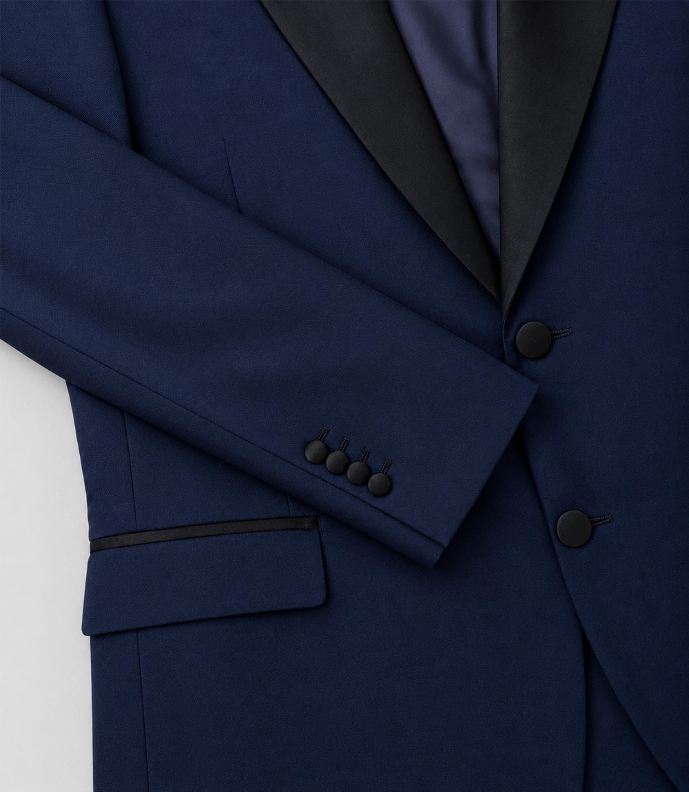 Men's Navy Midnight Tuxedo Fabric  -  Suit Heritage