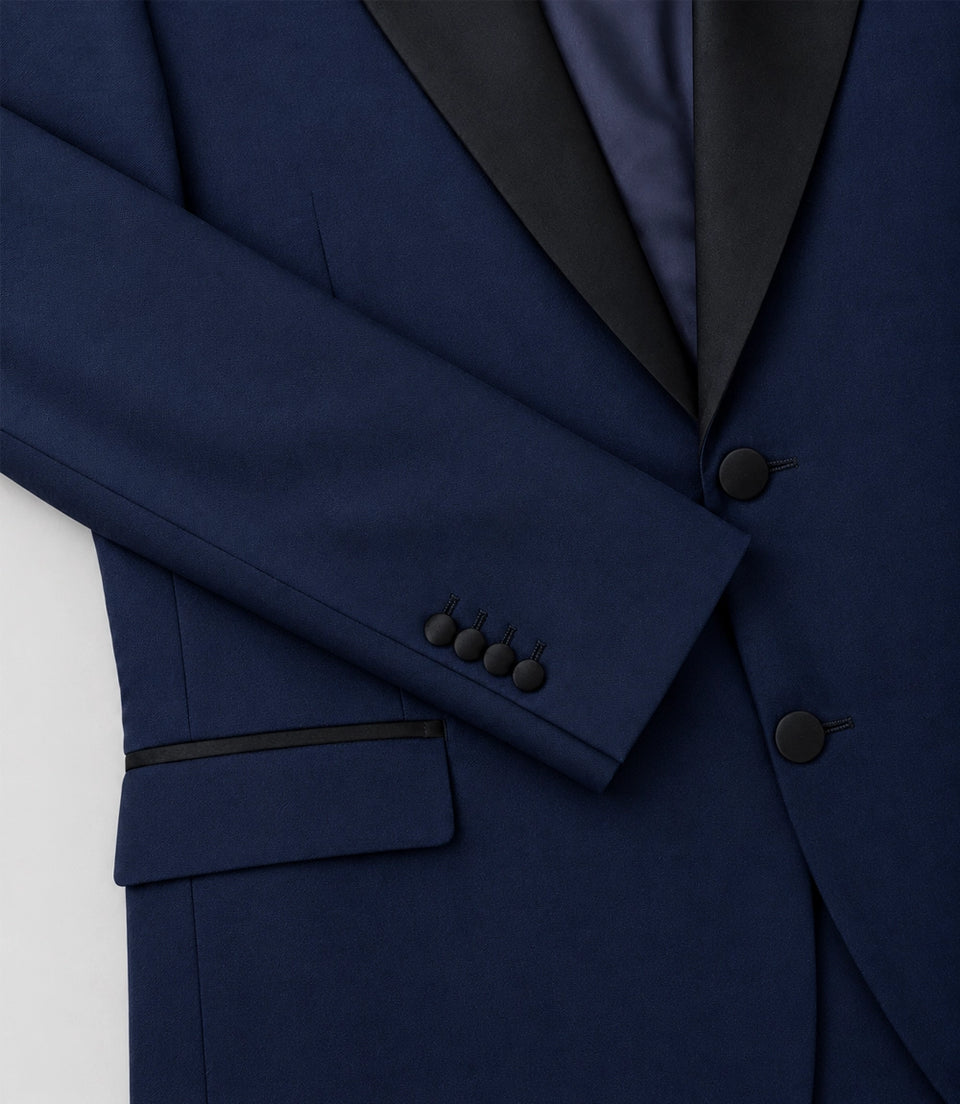 Men's Navy Midnight Tuxedo Fabric  -  Suit Heritage