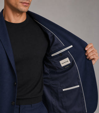 Men's Navy Solid 2 Piece Suit Inner - Suit Heritage