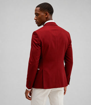Men's Red and White 3 Piece Tuxedo Back - Suit Heritage