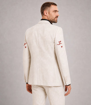 Men's Save the Last Dance Hand Embroidered Suit Back - Suit Heritage