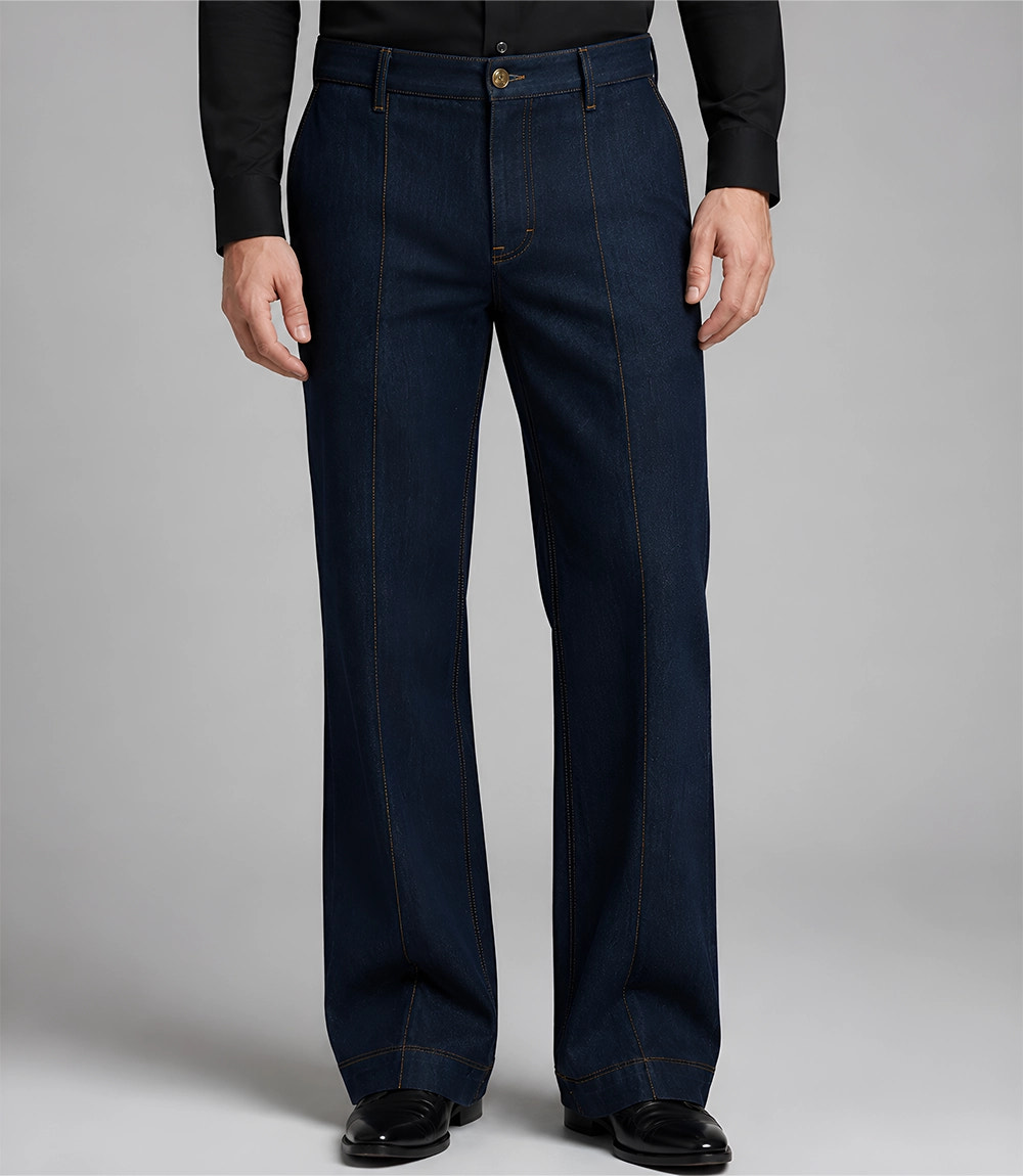 Men's Vintage Denim Suit Pant - Suit Heritage
