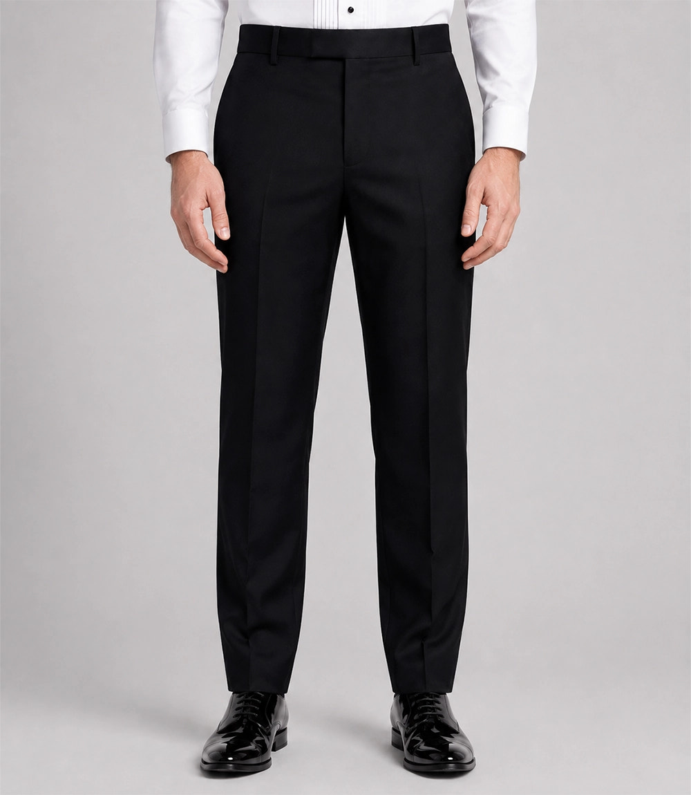 Men's White Shawl Lapel Dinner Jacket Pant  - Suit Heritage