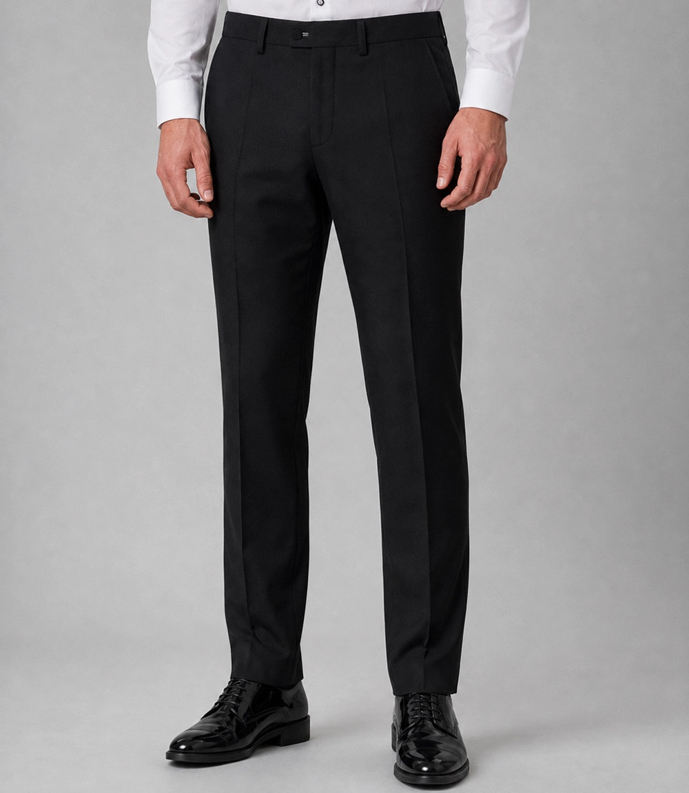 Men's burgunday Velvet Tuxedo Pant  -  Suit Heritage