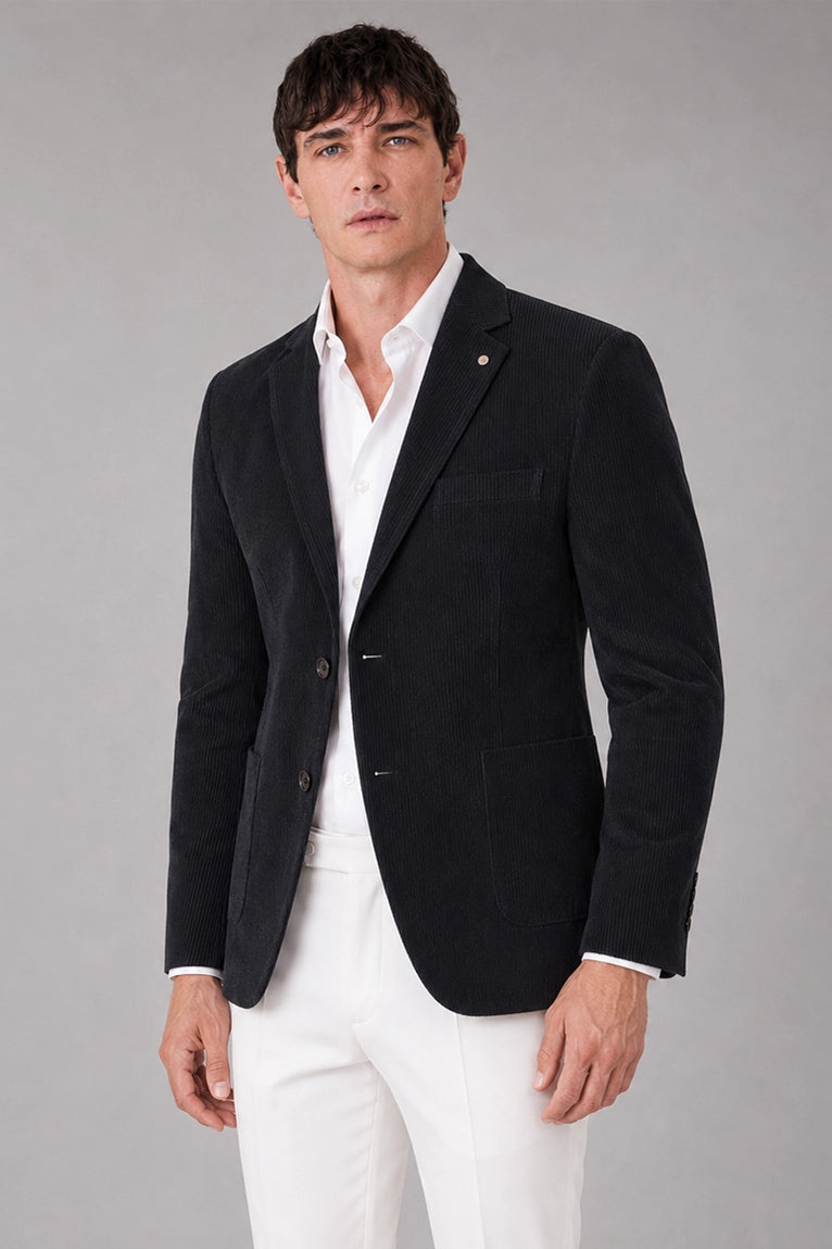 Shop Men's Black Corduroy 2 Piece Suit - Suit Heritage