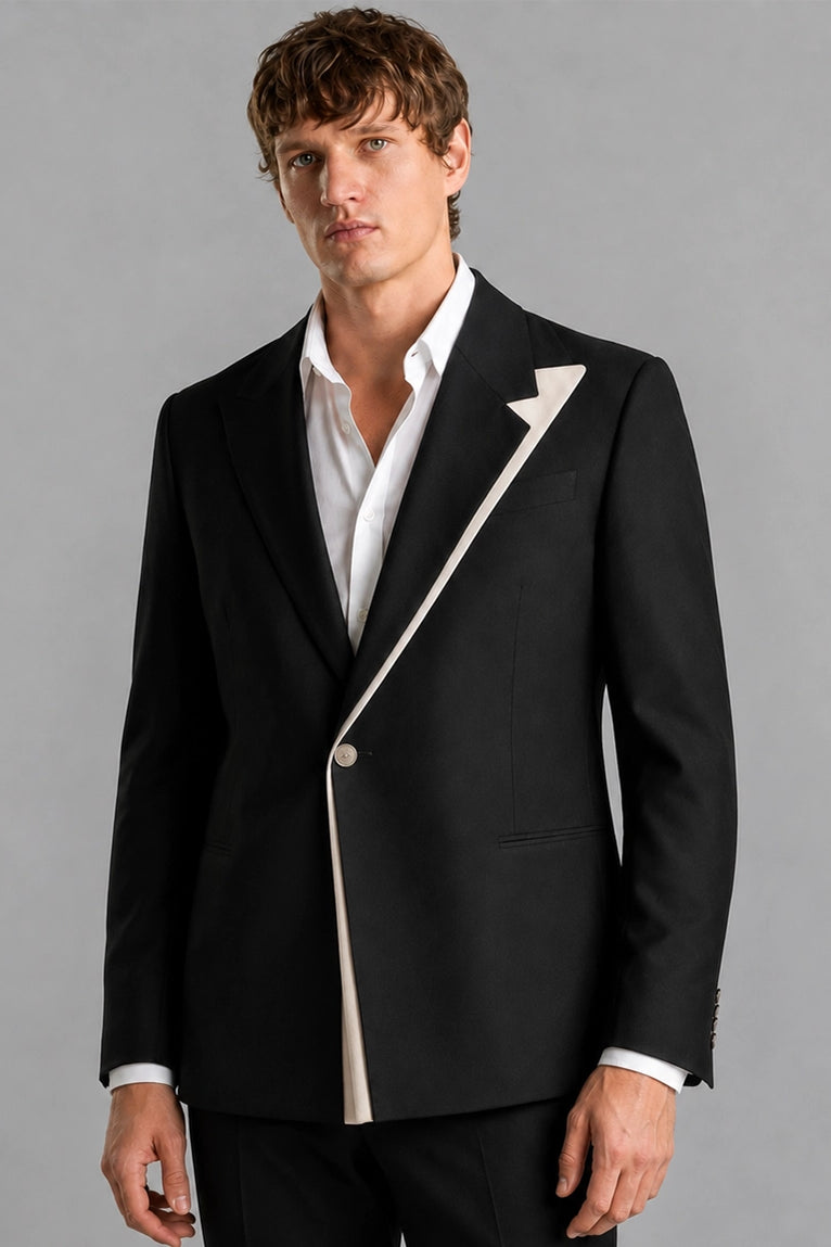 Shop Men's Black Formal Groom Wedding Suit - Suit Heritage