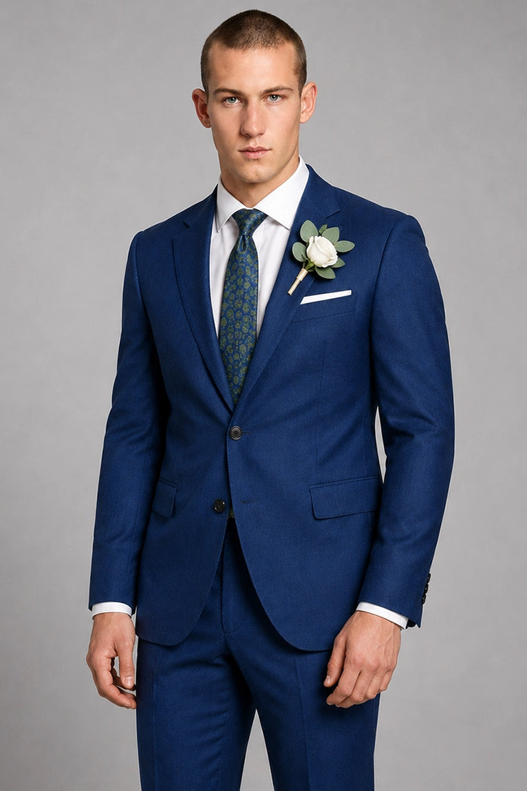 Shop Men's Blue wedding 2 Piece Suit  -  Suit Heritage