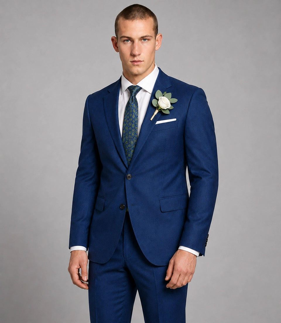 Shop Men's Blue wedding 2 Piece Suit  -  Suit Heritage