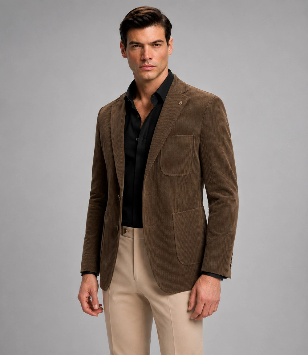 Shop Men's Brown Corduroy 2 Piece Suit - Suit Heritage