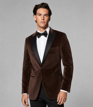 Shop Men’s Brown Velvet Tuxedo - Suit Heritage
