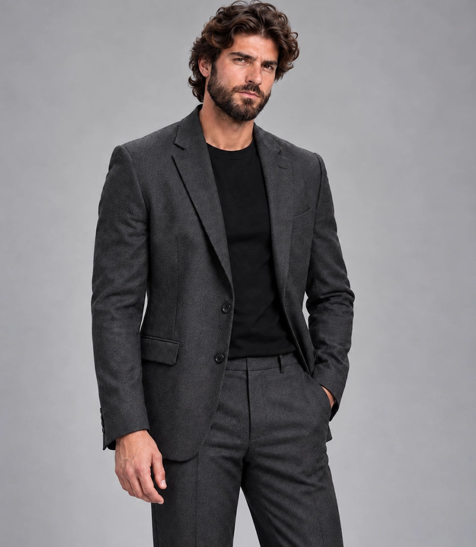 Shop Men's Charcoal Casual 2 Piece Suit  -  Suit Heritage