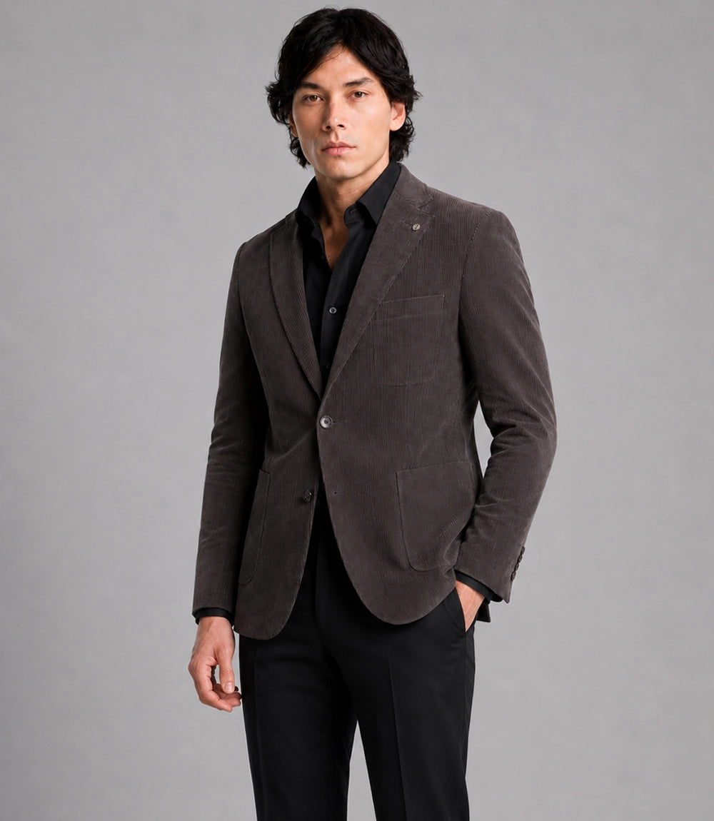Shop Men's Chocolate Brown Corduroy 2 Piece Suit - Suit Heritage