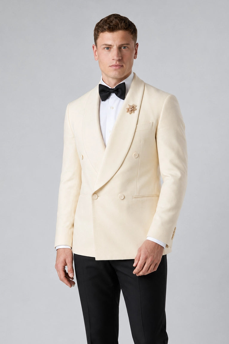 Shop Men's Cream Groomsmen Wedding Suit -  Suit Heritage