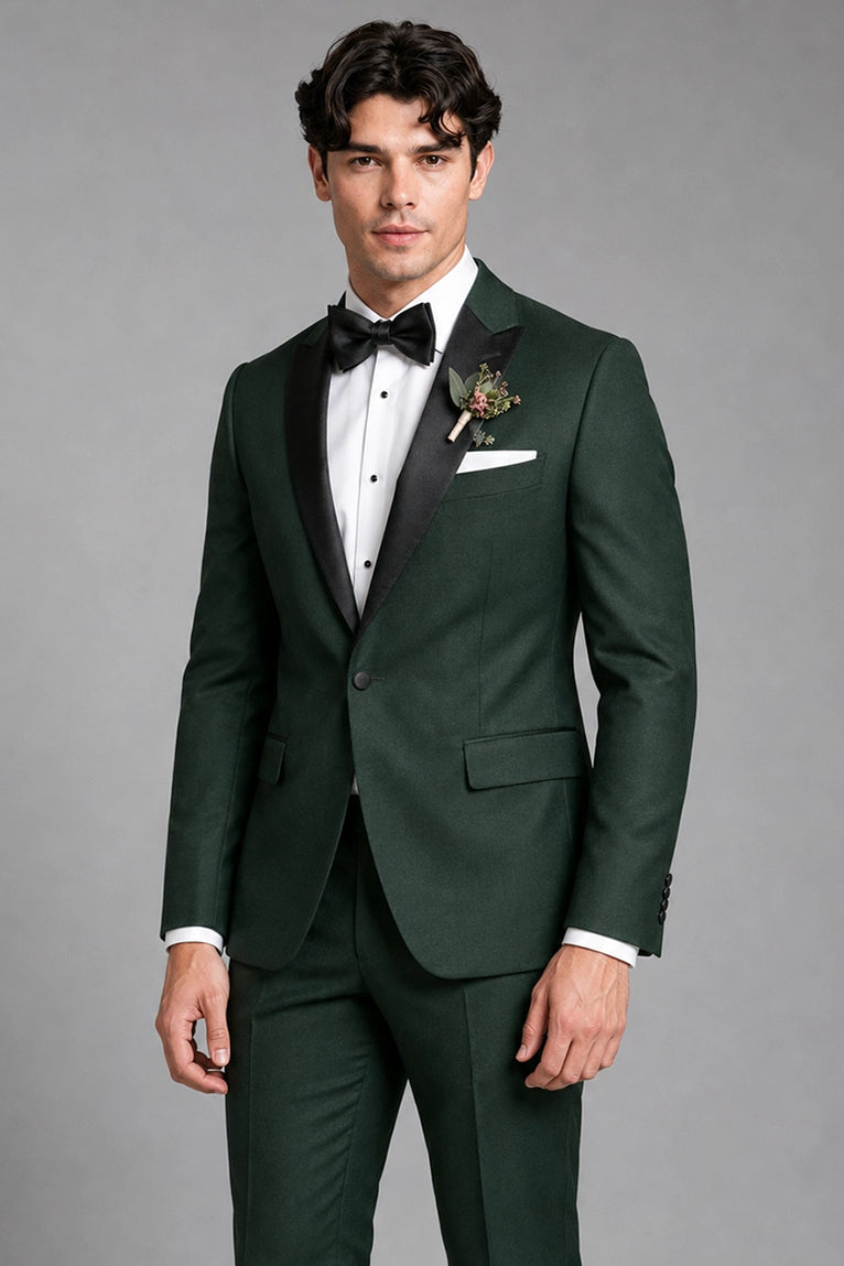Shop Men's Green Groomsmen 2 Piece Suit -  Suit Heritage