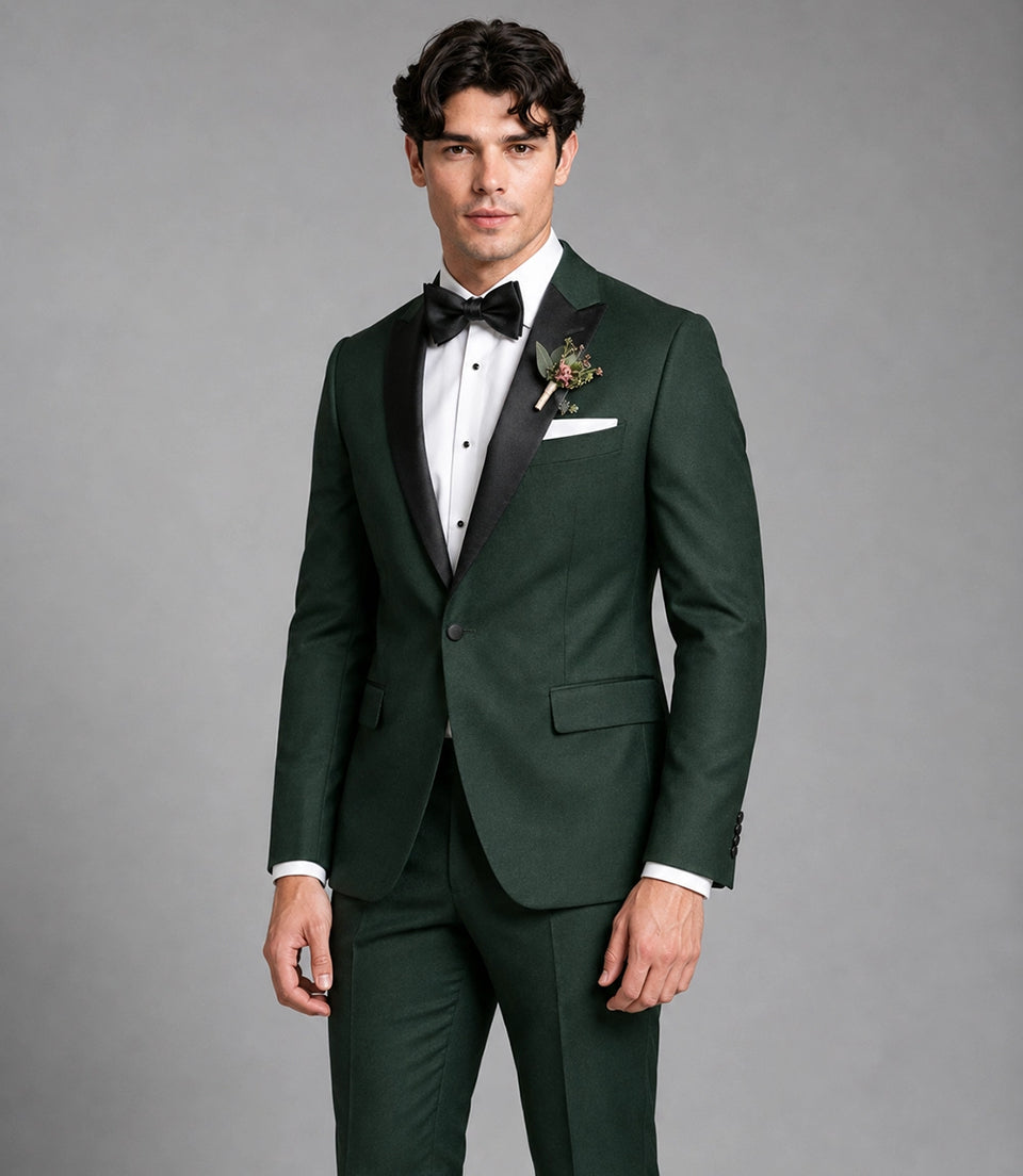 Shop Men's Green Groomsmen 2 Piece Suit -  Suit Heritage