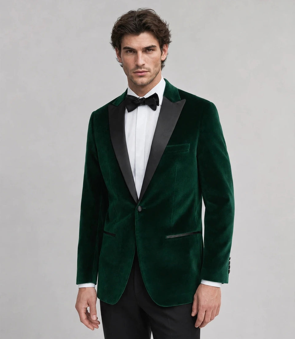 Shop Men's Green Velvet Tuxedo -  Suit Heritage