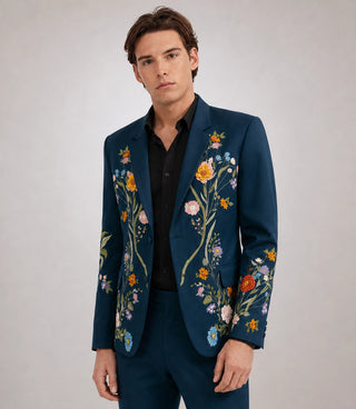 Shop Men's Le Jardin Hand Embroidered Suit - Suit Heritage