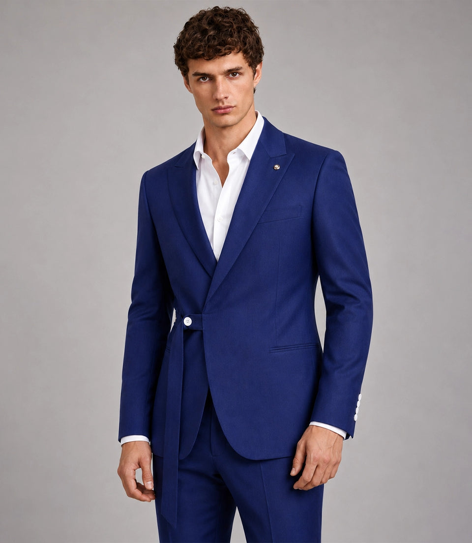 Shop  Men's Navy Blue Wedding Suit 2 Piece  -  Suit Heritage