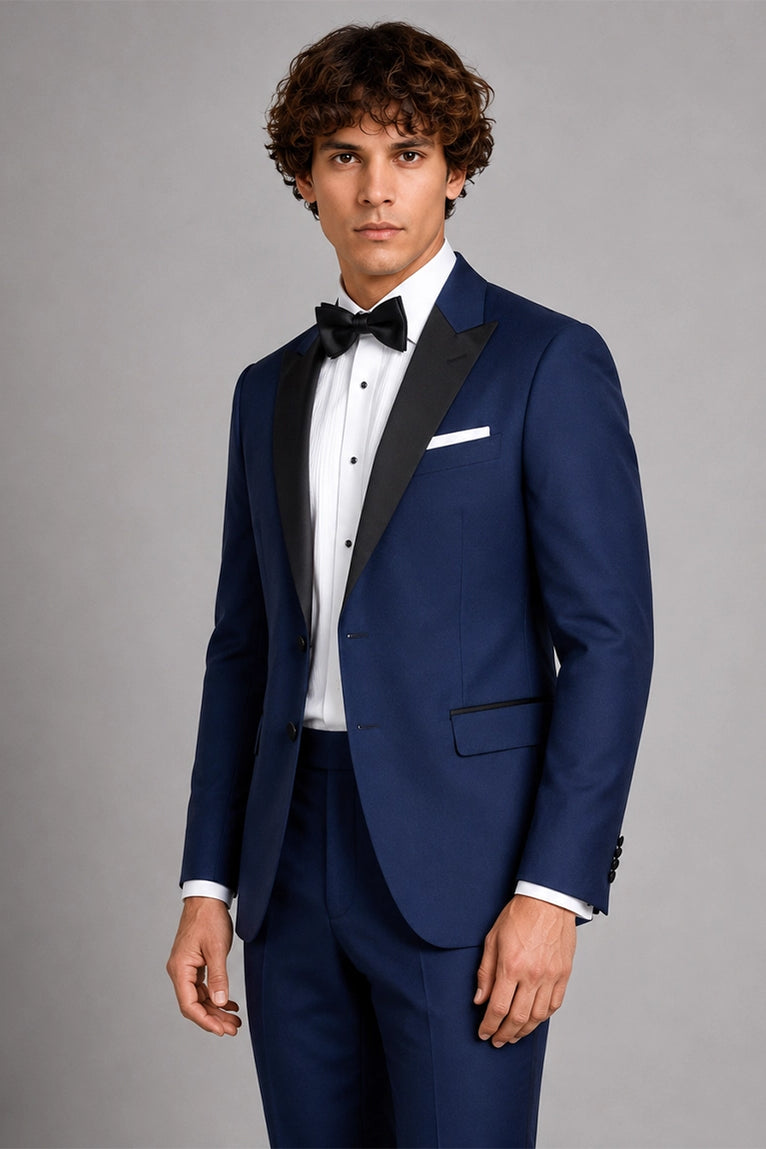 Shop Men's Navy Midnight Tuxedo - Suit Heritage