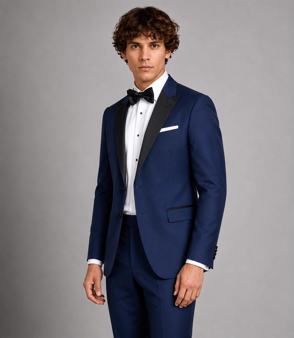 Shop Men's Navy Midnight Tuxedo - Suit Heritage