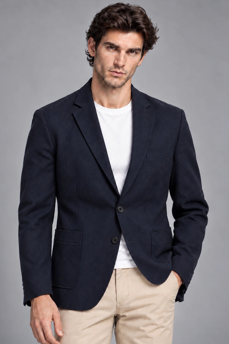 Shop Men's Navy and Beige Casual Suit -  Suit Heritage