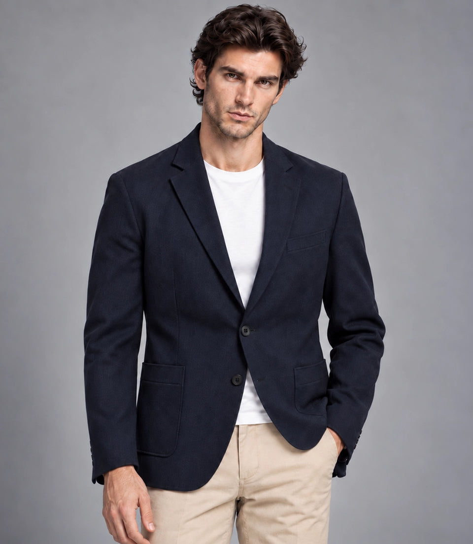 Shop Men's Navy and Beige Casual Suit -  Suit Heritage