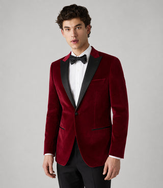 Shop Men’s Red Velvet Tuxedo - Suit Heritage
